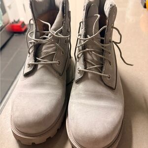 Timberland Women's Gray Lace-Up Boots